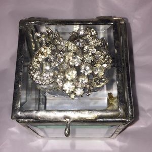 Glass Jewelry Box
